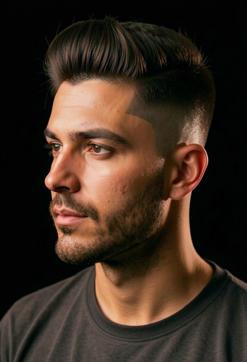 Dopo: la stessa persona con un fade